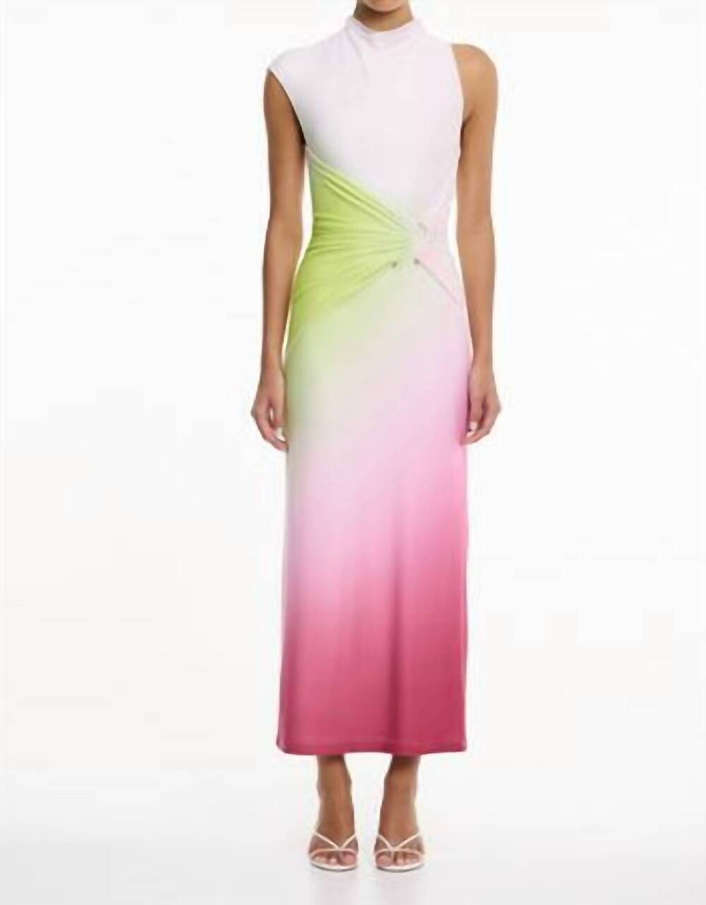 NEW SIGNIFICANT OTHER amren maxi dress in citrus dusk